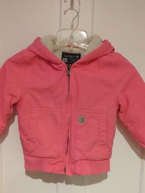 Girl's 4T Carhartt Redwood Sherpa Lined Jacket